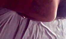 Shaved Jamaican pussy takes a rough pounding in homemade video