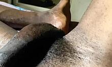 Steamy session of foot play, oral sex, and intense riding with a playful twist